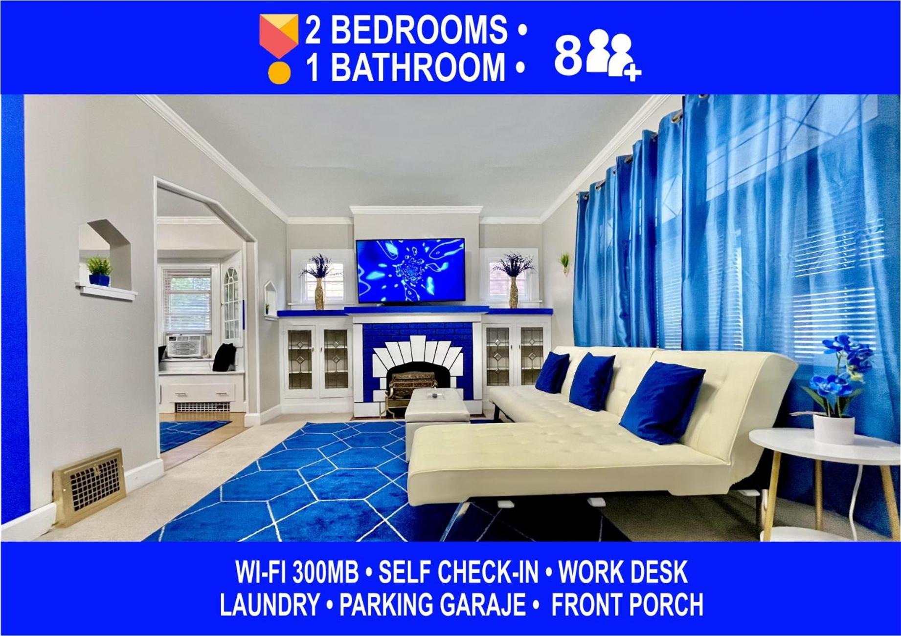 The Sapphire Haven - Your Old Brooklyn Oasis Awaits Families, Couples, Business Travelers Near Downtown With Parking, 300 Mb Wifi & Self Check-In Cleveland Exterior foto